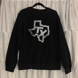 Black Texas Graphic Sweatshirt